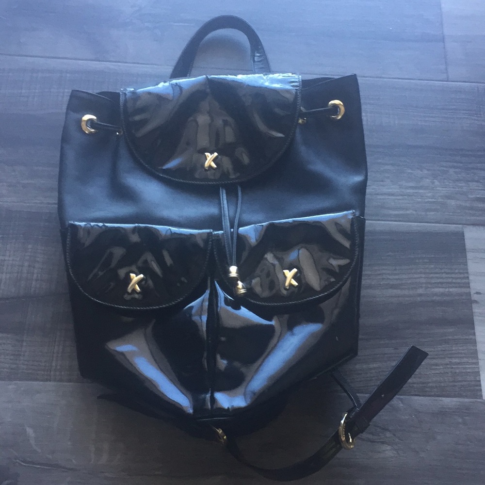 Paloma Picasso leather back pack